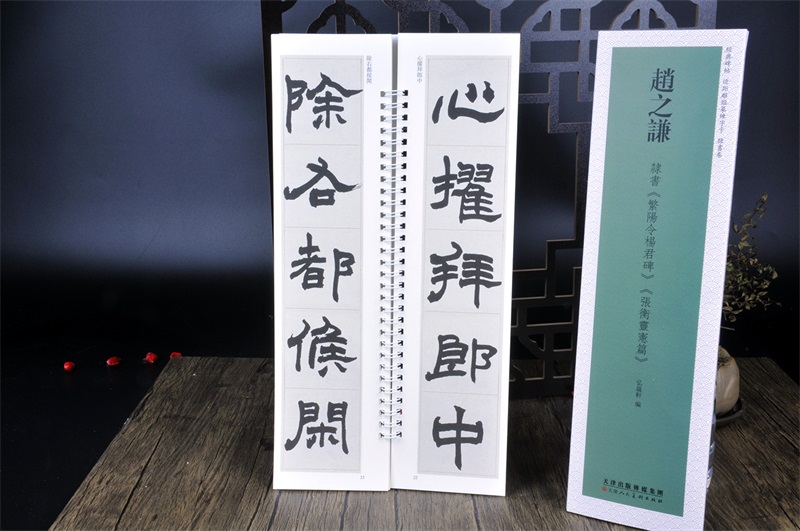 近距离临摹练字卡 隶书卷赵之谦隶书繁阳令杨君碑张衡灵宪篇 近距离临摹练字卡隶书卷附简繁体旁注原碑原帖毛笔书法字帖临摹范本 - 图0