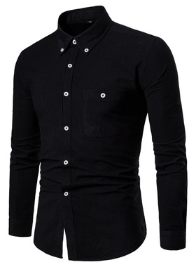 灯芯绒长袖衬衫Kesimo大码