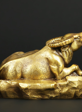 工艺品招财家居摆设风水铜牛