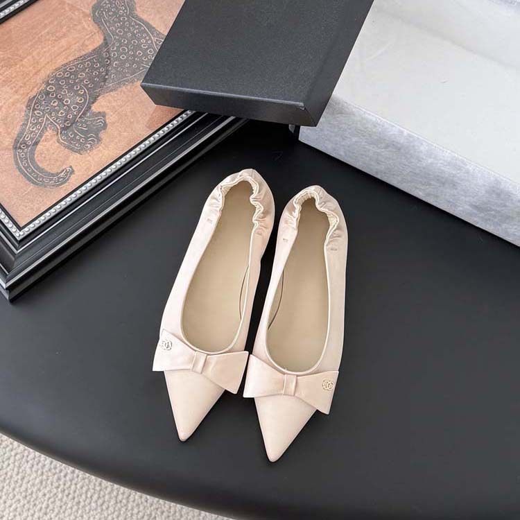 2025秋季新款小香风尖头浅口蝴蝶结单鞋女平底百搭一脚蹬玛丽珍鞋,淘宝优惠券,粉丝福利购,淘宝优惠卷