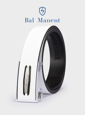 balmanent真皮高尔夫简约风皮带