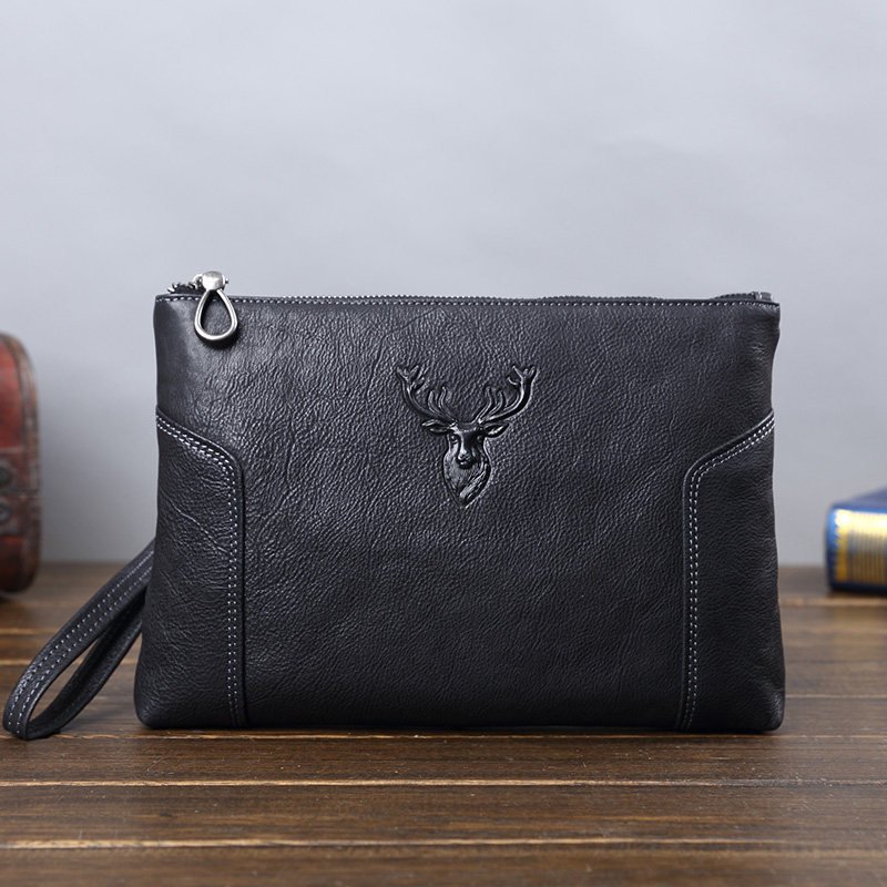 男士手拿包真皮时尚信封包小牛皮包 venera温尼啦男士包袋