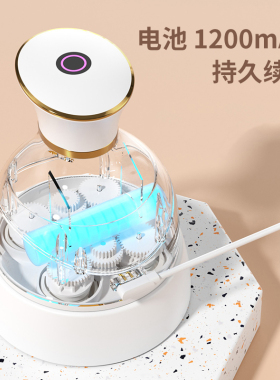 水波浪头部按摩器揉捏