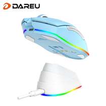 Daleul EM901 electric engine version light weight dual-mode wireless mouse electric race games computer office RGB charging base