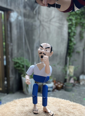 提线木偶关节功夫大叔人偶