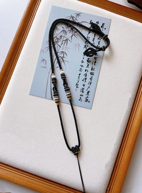 手工编织高端黄金挂件绳专用绳子佛头吊坠挂绳佛珠项链绳挂脖配绳