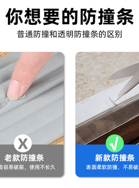 墙贴防撞软包小心碰头透明护墙角