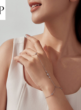 锦河畔四叶草莫桑石手链