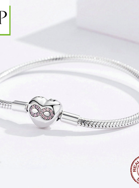 锦河畔恒永之心银手镯