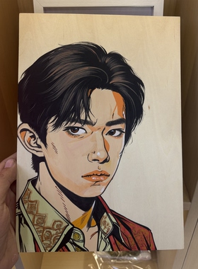 高端肖像画定制纯手工制品特色生日礼物送男女朋友摆件可定制