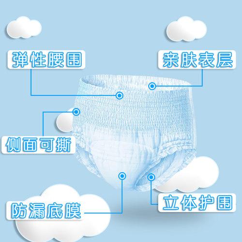 夕如成人拉拉裤产后纸尿裤女经期老年人老人用尿不湿尿布大号护理 - 图2