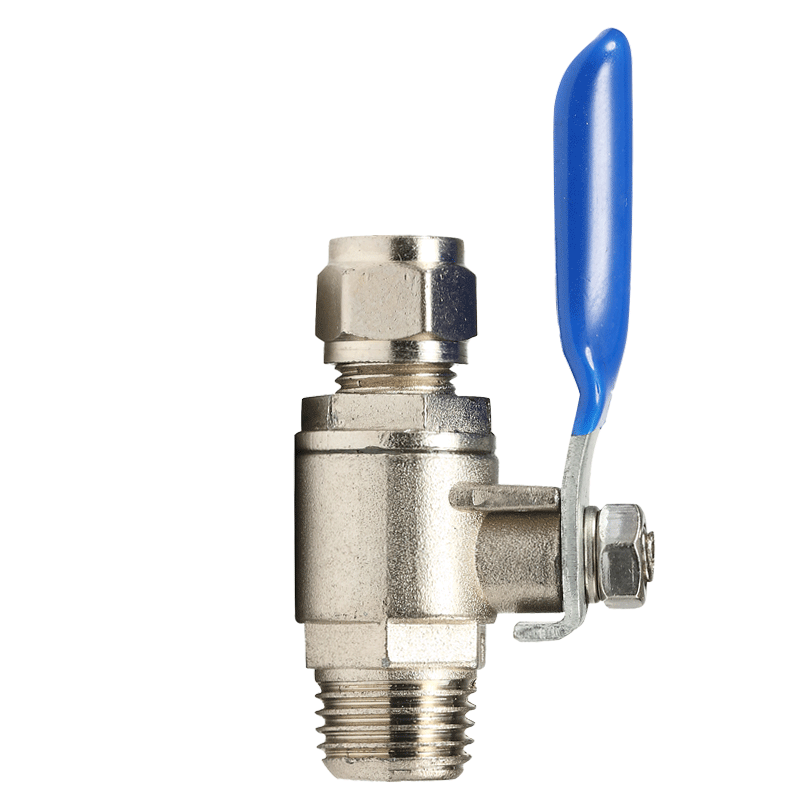 2分外牙转2分管金属球阀 净水器二分铜球阀 与进水三通连接 通用 - 图3