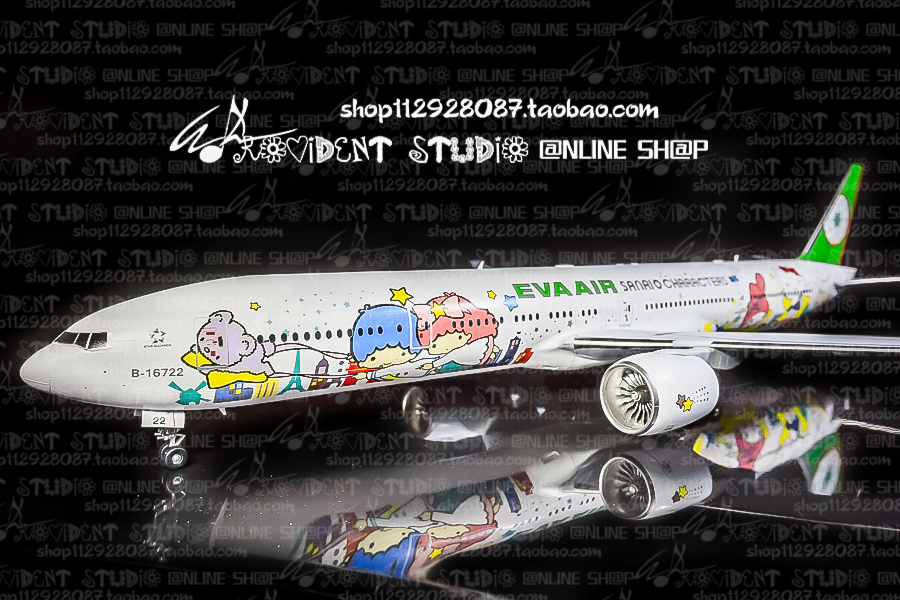 EVAHELLOKITTY ZVEZDA红星REVELL利华 B777 B-16722星空机水贴新 - 图0