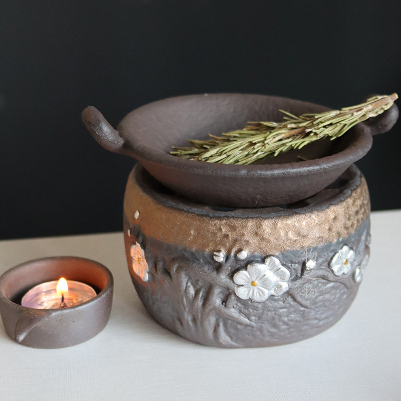 粗陶温茶炉烤茶熏香炉茶叶烘焙陶瓷温茶炉复古蜡烛加热烤提香底座,淘宝优惠券,粉丝福利购,淘宝优惠卷