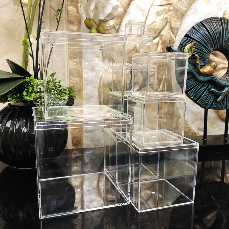 Figure storage box square packaging display box bar silhouette box