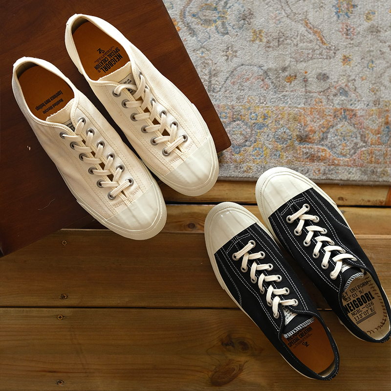 中古Remake商店2025新款小众设计感休闲帆布鞋简约男女百搭板鞋 - 图2