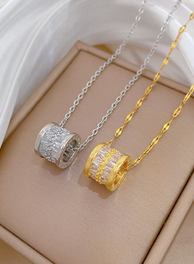 新款韩版精致小蛮腰项链女锁骨链时尚潮流高级感百搭轻奢项链饰品