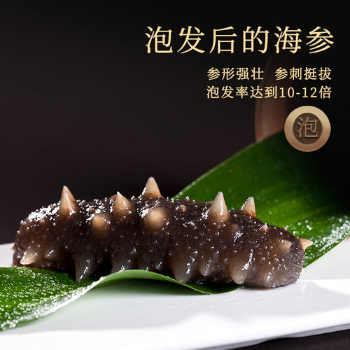海晏堂淡干海参80g礼盒辽宁辽刺参海渗特价端午节送礼端午干货 - 图3