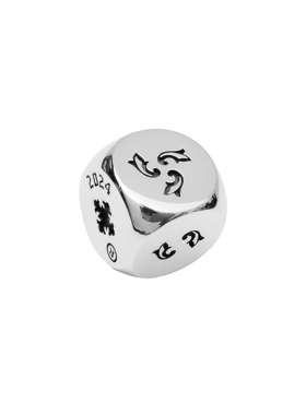 GOGOLLAM｜鸢尾花 银制 骰子 FLEUR-DE-LIS DICE