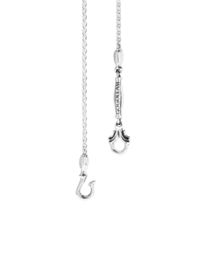 GOGOLLAM JEWELLERY 银饰 鸢尾钩环扣 项链 1.8mm