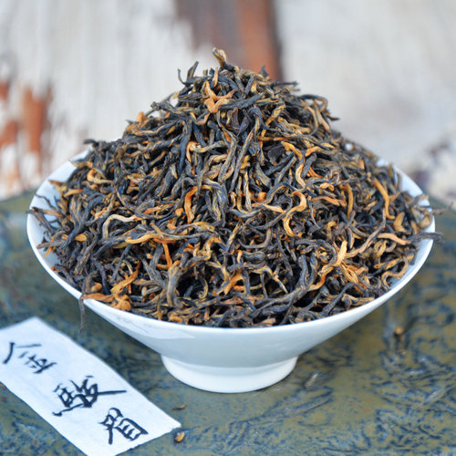 金骏眉红茶正宗武夷山新茶叶金俊眉浓香蜜香型黄芽春茶散袋装500g - 图0