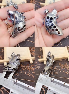 纯银牙齿镶嵌吊坠爆款推荐