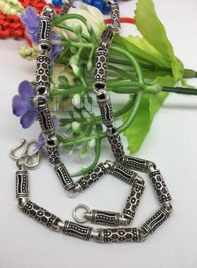 925纯银复古项链送男友