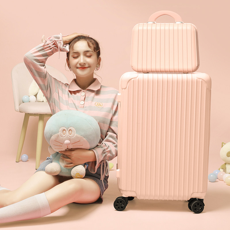 女日系结实耐用男学生小型24拉杆箱 uldum旅行箱