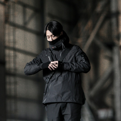 ENSHADOWER隐蔽者机能防风冲锋衣户外连帽外套男女潮牌运动夹克 - 图0