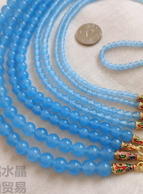 玉髓圆珠男女通用时尚佛牌链