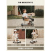 Beiyi 2-3-in-1 sit-and-ride outdoor scooter