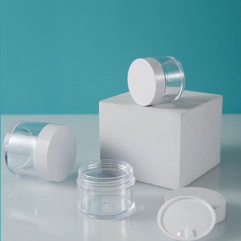 高档厚壁高透PS面霜盒眼霜膏霜广口瓶分装化妆品分装瓶试用装便携,淘宝优惠券,粉丝福利购,淘宝优惠卷
