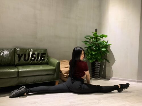 【YUSIE】欧美超高腰提臀显瘦超弹牛仔裤爵士舞蹈芭蕾裤 - 图0