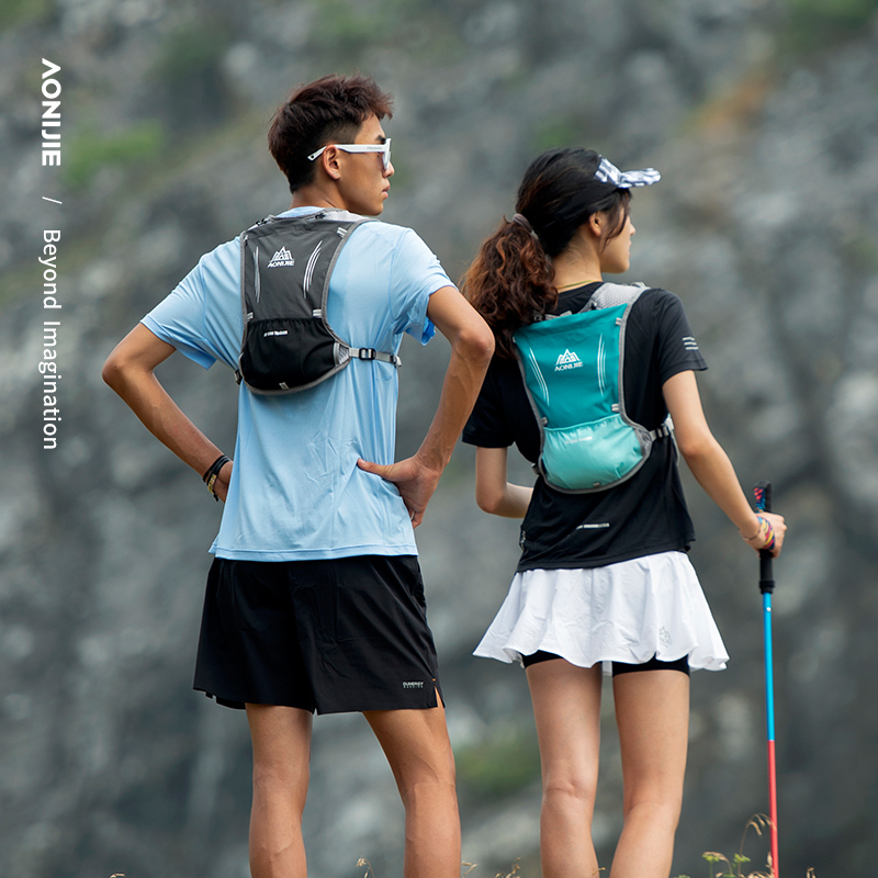 奥尼捷越野跑步背包男运动双肩女马拉松户外专业徒步登山水袋背包-图1