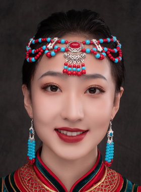 发饰AIVEI串珠蒙古民族风