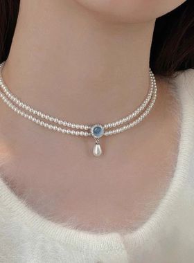 今年流行的珍珠项链甜美