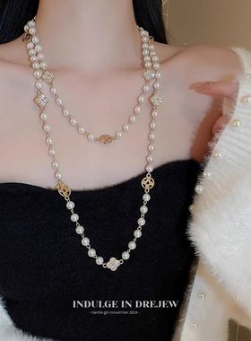 今年流行的珍珠项链法式