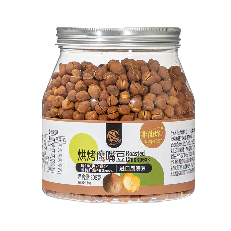 【良一】烘烤鹰嘴豆健康休闲零食即食饱腹代餐豆制品零食原味解馋