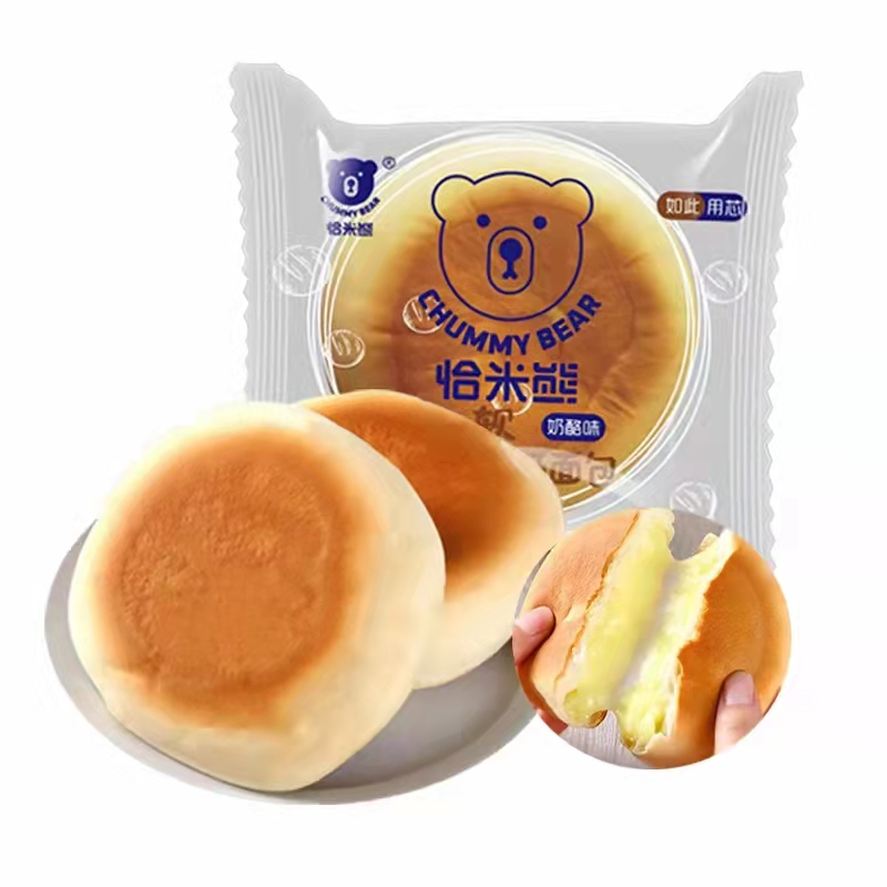 【整箱500g11个】恰米熊奶酪夹心面包早餐软面包营养健康食品美味