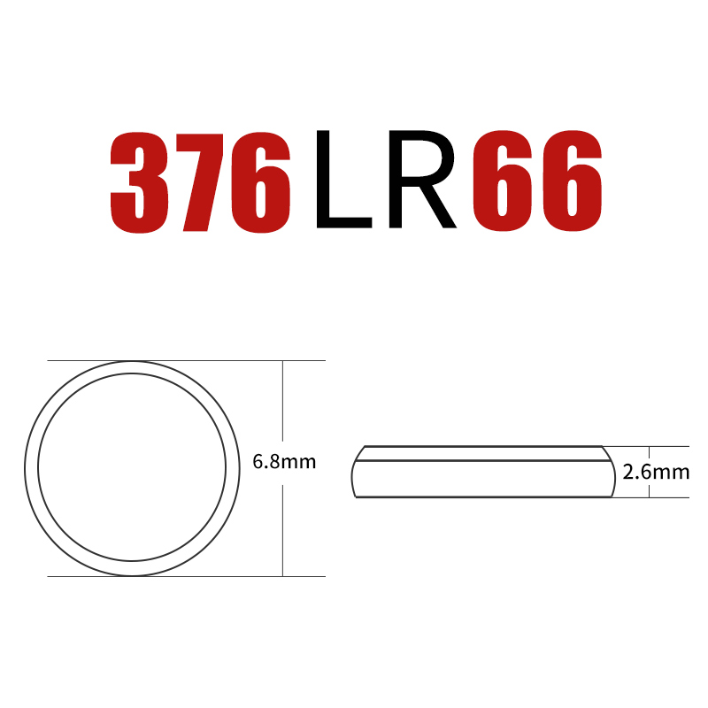 南孚376纽扣电池LR66 SR626SW LR626 AG4 377A石英表手表电子10粒-图3