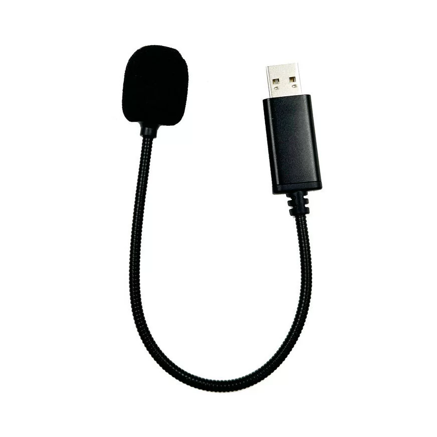 Компьютерный USB-микрофон для видеоконференций с гибким шлангом, прямое подключение к микрофону, звуковая карта с интегрированным IC-микрофоном