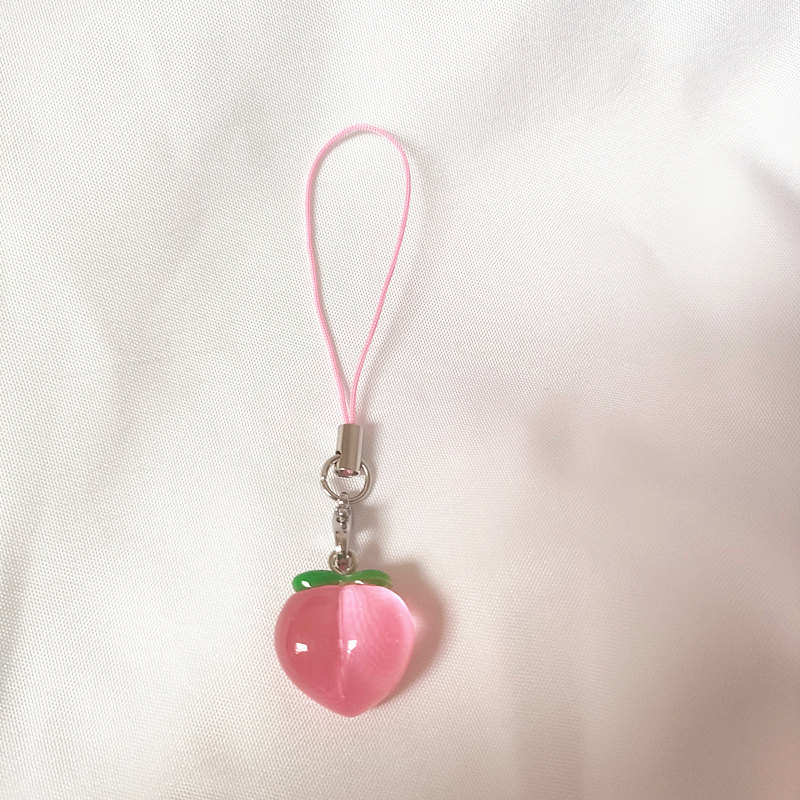 人间水蜜桃手机挂件 粉嫩小P桃手机链u盘包包背包钥匙扣挂绳吊坠,淘宝优惠券,粉丝福利购,淘宝优惠卷