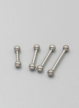 G23钛合金内牙直杆耳钉耳骨钉耳蜗钉人体穿刺饰品