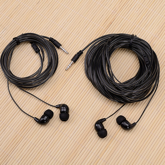 2/3/4/5/6米8加长线电脑手机直播主播声卡监听耳机无麦耳塞重低音