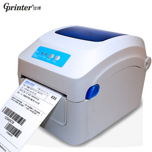佳博GP1324D/1334D电子面单打印机不干胶贴纸手机蓝牙temu标签快递单E邮宝跨境物流300点高清条码热敏打印机 - 图0