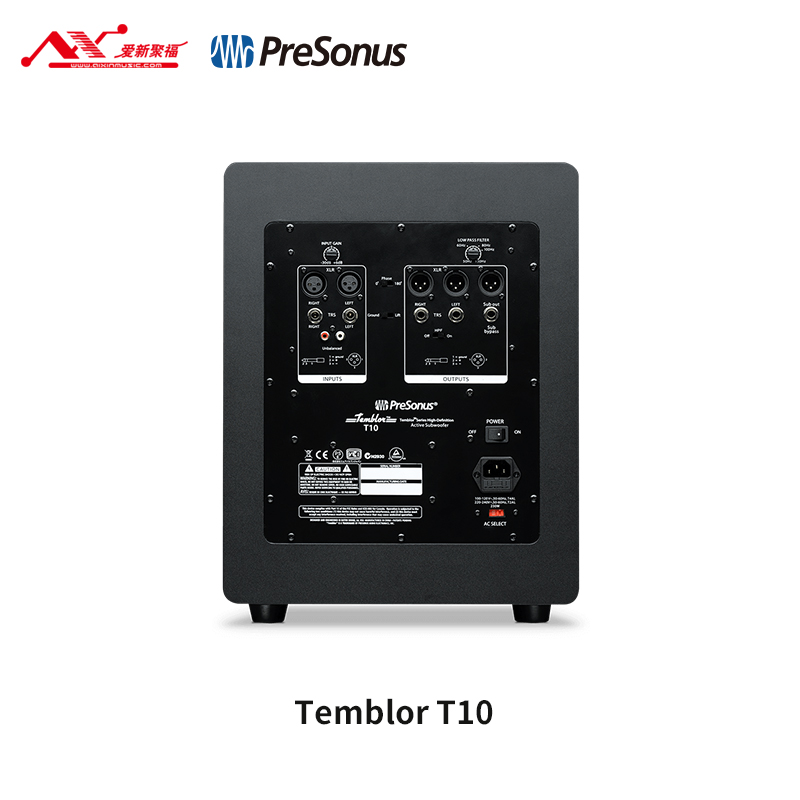 PreSonus普瑞声纳 Temblor T8 T10 有源低音炮Sub8多媒体重低音响 - 图1