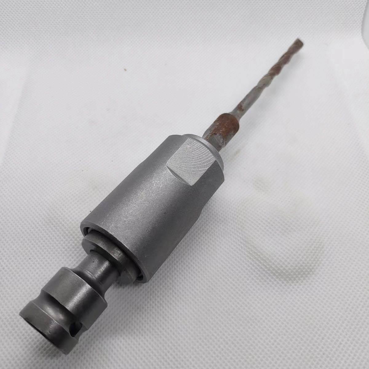 升级版电动扳手转方柄四坑电锤头改圆柄两坑两槽变冲击钻头转换头 - 图2