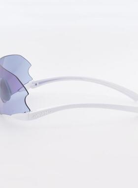 代购SWANS女士太阳镜防紫外线偏光高透光率抗冲击白色框银色镜片