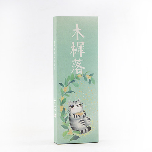 衔蝉01木樨落室内持久家用净化安神卧室微烟金木犀桂花香薰线香 - 图3