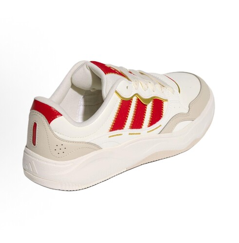 adidas板鞋 运动增高防滑 马年限定/汉玉白/能量红/亮白色 KH9021 - 图1